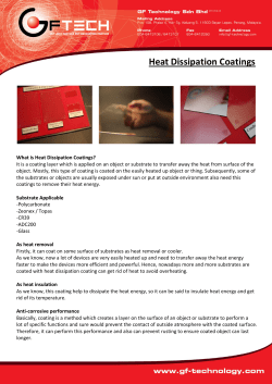 Heat Dissipation Coatings