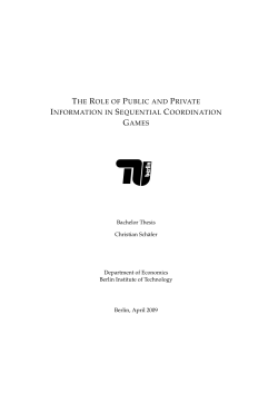 the role of public and private information in sequential
