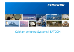 Cobham Antenna Systems l SATCOM - Guard
