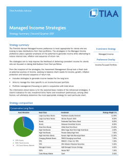 Managed Income Strategies