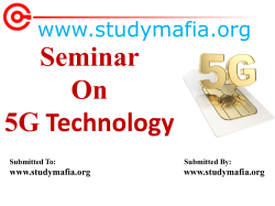 5G Technology PPT Free