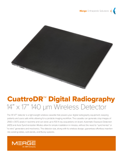 CuattroDR&trade; Digital Radiography 14&rdquo; x 17&rdquo; 140 &micro;m Wireless Detector