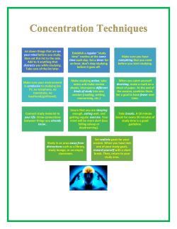 Jot down things that are on your mind before you study, then set this