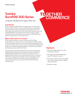 Toshiba SurePOS 300 Series