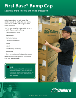 First Base&reg; Bump Cap