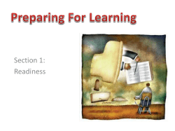 Presentation: Setting up your revision space - Teachnet-UK