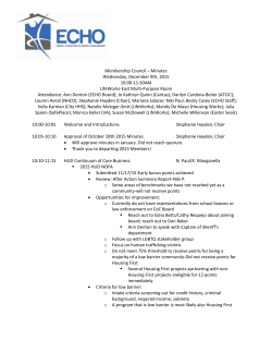 Membership Council Minutes