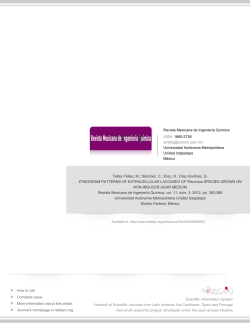 Redalyc.ZYMOGRAM PATTERNS OF EXTRACELLULAR