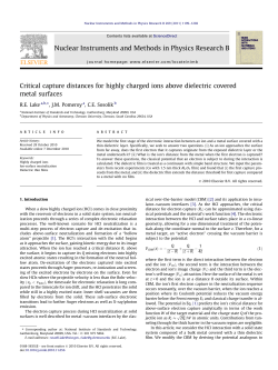 Critical capture distances for highly charged ions above dielectric