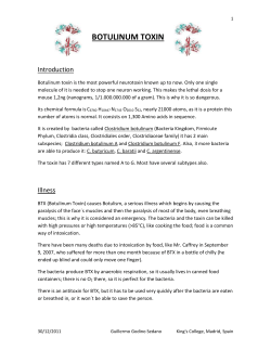 BOTULINUM TOXIN