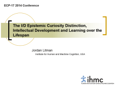 I- and D-type EC over the Lifespan slides ECP-17 2014