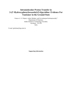 Intramolecular Proton Transfer in