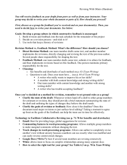 Revising With Others