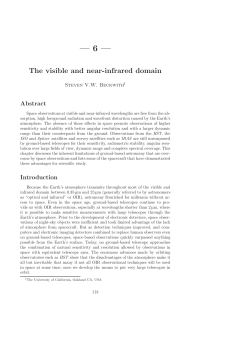 The visible and near