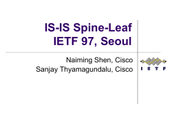 Spine-Leaf Use Cases