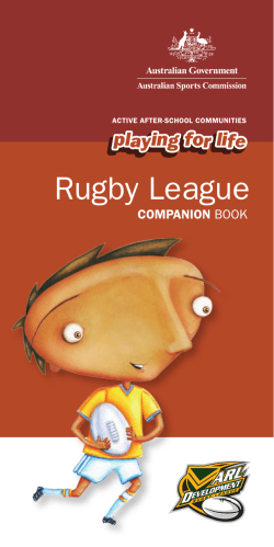 Rugby League - Healthy Active Kids