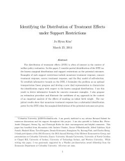 Identifying the Distribution of Treatment Effects under Support