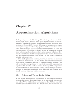 Approximation Algorithms