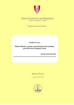 Bank efficiency, market concentration and economic growth