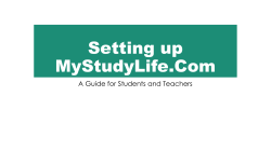 How to use MyStudyLife - using school code