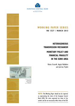 Heterogeneous transmission mechanism: monetary policy and
