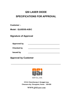 qsi laser diode specifications for approval