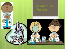 PowerPoint Presentation - Science Fair Projects