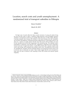 Location, search costs and youth unemployment: A randomized trial