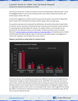 Customer Service on Twitter: How Top Brands
