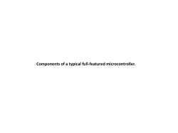 Components of a typical full-featured microcontroller. The PIC