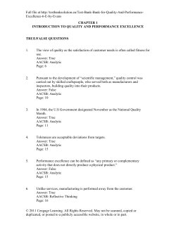 chapter 1 - Test bank Solution