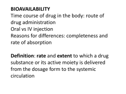 route of drug administration Oral vs IV injection Reasons