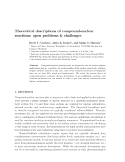 Theoretical descriptions of compound