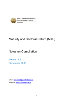 (MTS) Notes on Compilation