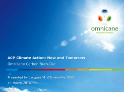 Omnicane presentation