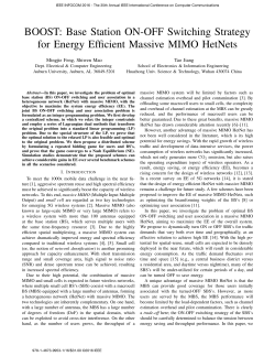BOOST: Base Station ON-OFF Switching Strategy for Energy