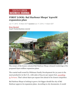 Bal Harbour Shops` $400M expansion plan