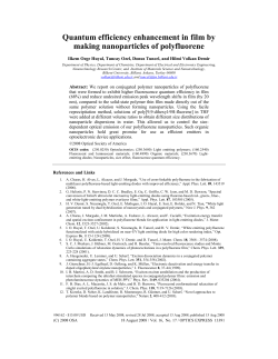 Quantum efficiency enhancement in film by