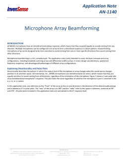 Microphone Array Beamforming