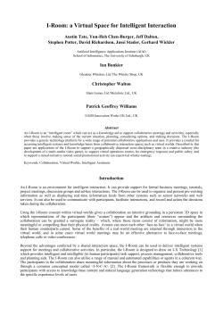 I-Room: Applications