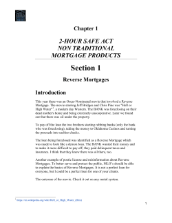 Section 1 - Duane Gomer Seminars