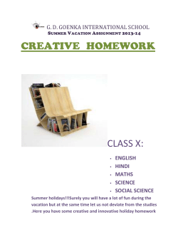 Students have to prepare model and power point presentation of the