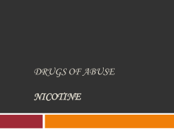 S13 Toxicology Nicotine