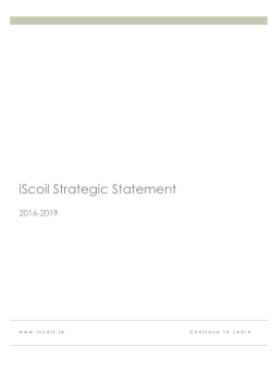 iScoil Strategic Statement