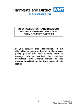 Multiple antibiotic-resistant bacteria