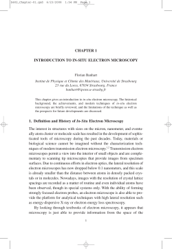 In - Situ Electron Microscopy at High Resolution (317 Pages)
