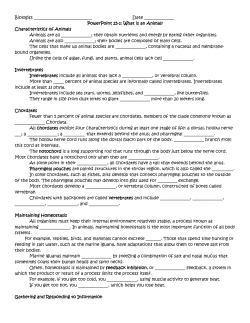 25-1 PowerPoint Notes