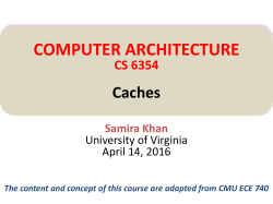 mlp-aware cache replacement - cs.Virginia