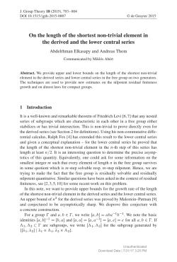 On the length of the shortest non-trivial element in the