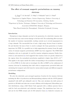 The effect of resonant magnetic perturbations on runaway electrons